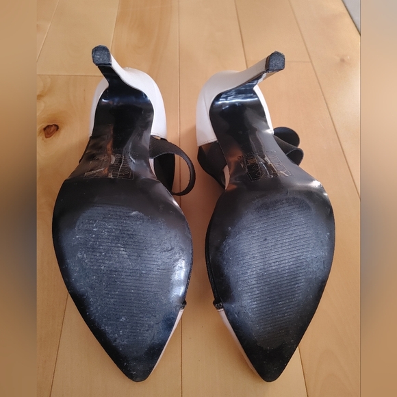 Tri color high heel shoes - Picture 3 of 4